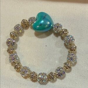 Tiffany & Co. Turquoise and Gold Beaded Bracelet